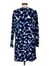 Doncaster Collection Animal Print Blue Casual Dress Size L - photo 2