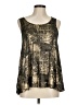 Jennifer Lopez 100% Rayon Gold Tank Top Size M - photo 1