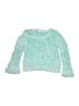 Xhilaration Tweed Teal Pullover Sweater Size 6 - 6X - photo 1