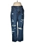 Old Navy 100% Cotton Hearts Blue Jeans Size 6 - photo 1