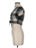 Angie Checkered-gingham Gray Tank Top Size S - photo 5