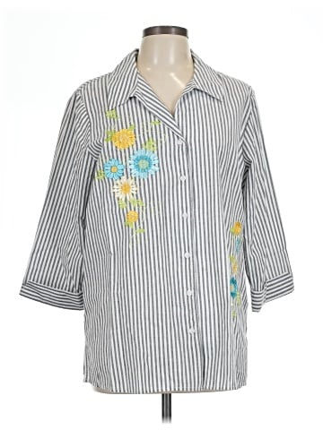 Blair 3/4 Sleeve Button-Down Shirt (view 1)