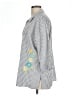 Blair Gray 3/4 Sleeve Button-Down Shirt Size L - photo 5