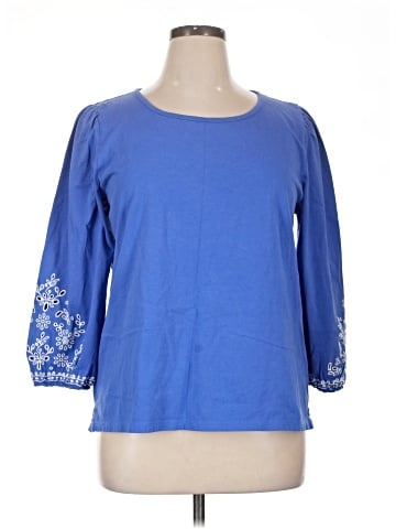 Talbots 3/4 Sleeve Top (view 1)