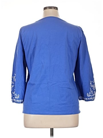 Talbots 3/4 Sleeve Top (view 2)