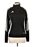 Adidas 100% Polyester Black Zip Up Hoodie Size L - photo 1