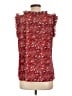 Notations Red Sleeveless T-Shirt Size L - photo 2