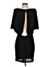 XOXO Solid Black Cocktail Dress Size 5 - 6 - photo 2