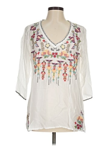 Johnny Was 3/4 Sleeve T-Shirt (view 1)