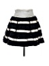 Beulah Style Stripes Silver Casual Skirt Size M - photo 1