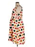 ModCloth 100% Polyester Hearts Orange Casual Dress Size XL - photo 5