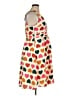 ModCloth 100% Polyester Hearts Orange Casual Dress Size XL - photo 4