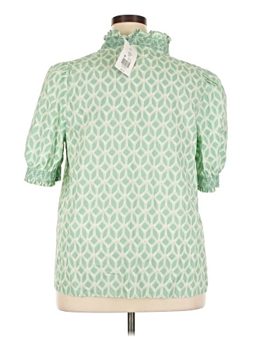 Crown & Ivy Short Sleeve Blouse (view 2)