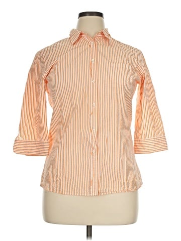 Faconnable 3/4 Sleeve Button-Down Shirt (view 1)