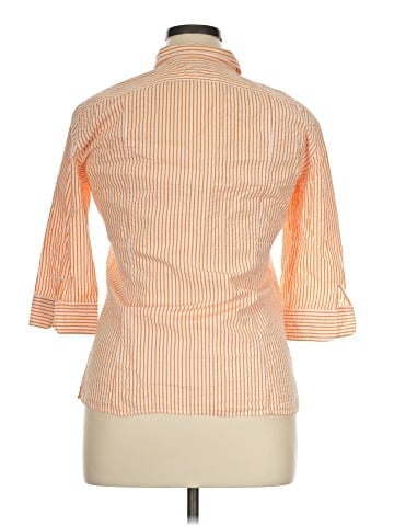 Faconnable 3/4 Sleeve Button-Down Shirt (view 2)