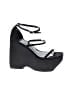 Azalea Wang Black Wedges Size 8 1/2 - photo 1