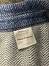 Hanna Andersson 100% Cotton Chevron-herringbone Blue Long Sleeve Button-Down Shirt Size 12 - photo 3