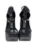 Azalea Wang Black Wedges Size 8 1/2 - photo 2