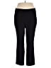 Rafaella Solid Black Active Pants Size 18w - photo 1
