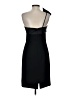 Boutique + 100% Polyester Solid Black Cocktail Dress Size 4 - photo 2