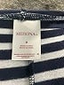 Merona Stripes Gray Casual Dress Size M - photo 7