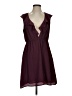 BCBGeneration 100% Polyester Solid Burgundy Cocktail Dress Size S - photo 1