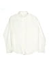 Zara 100% Cotton Solid Ivory Long Sleeve Button-Down Shirt Size 11 - 12 - photo 1