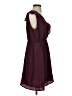 BCBGeneration 100% Polyester Solid Burgundy Cocktail Dress Size S - photo 4