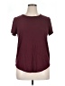 SO Burgundy Short Sleeve Top Size XL - photo 1