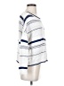 Lou & Grey Stripes White Pullover Sweater Size S - photo 4