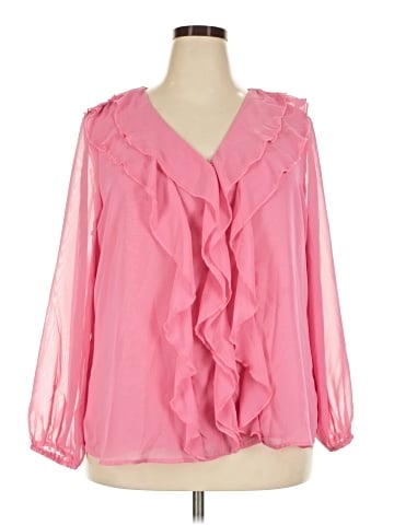 Cato 3/4 Sleeve Blouse (view 1)
