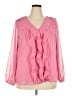 Cato 100% Polyester Pink 3/4 Sleeve Blouse Size 18 - 20 - photo 1