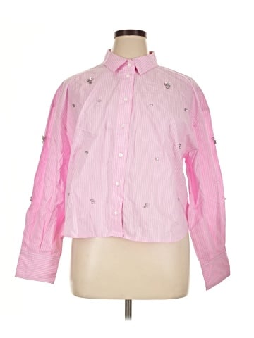 On 34th Long Sleeve Button-Down Shirt (view 1)