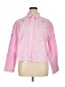 On 34th Hearts Pink Long Sleeve Button-Down Shirt Size XL - photo 1