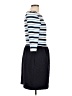 Taylor Stripes Blue Casual Dress Size 10 - photo 4