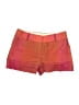 J.Crew 100% Linen Color Block Orange Shorts Size 2 - photo 1