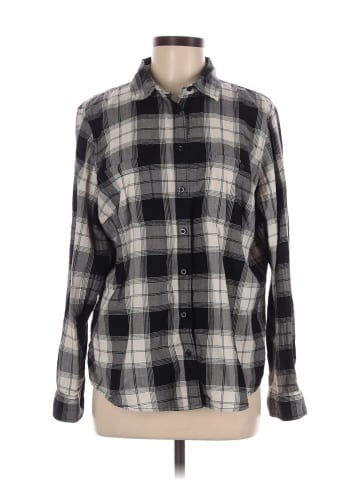 St. John's Bay Long Sleeve Button-Down Shirt (view 1)