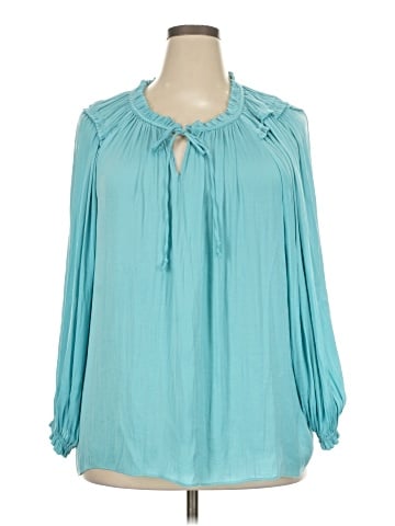 Philosophy Republic Clothing Long Sleeve Blouse (view 1)
