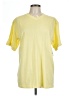 Evolution 100% Cotton Solid Yellow Short Sleeve T-Shirt Size L - photo 1