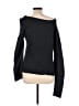 Free People Black Pullover Sweater Size M - photo 2
