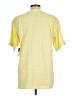 Evolution 100% Cotton Solid Yellow Short Sleeve T-Shirt Size L - photo 2
