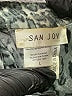 San Joy 100% Polyester Animal Print Silver Short Sleeve Blouse Size L - photo 7