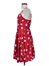 Old Navy 100% Rayon Floral Red Casual Dress Size S - photo 5