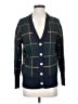 Tahari Plaid Teal Cardigan Size XS - photo 1