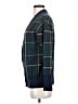 Tahari Plaid Teal Cardigan Size XS - photo 5