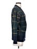 Tahari Plaid Teal Cardigan Size XS - photo 4