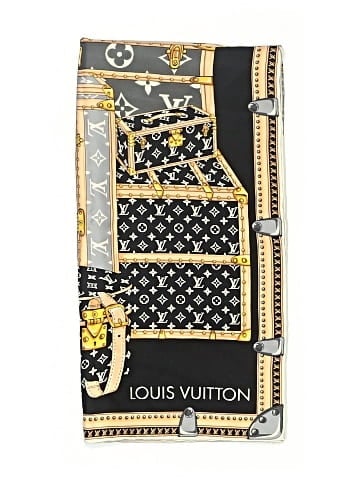 Louis Vuitton Silk Monogram Lets Go Scarf (view 2)