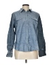 IZOD 100% Cotton Blue Long Sleeve Button-Down Shirt Size L - photo 1