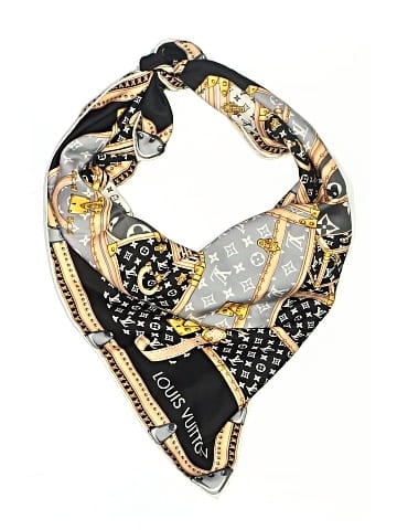 Louis Vuitton Silk Monogram Lets Go Scarf (view 1)
