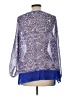 Rachel Roy 100% Polyester Purple 3/4 Sleeve Blouse Size L - photo 2
